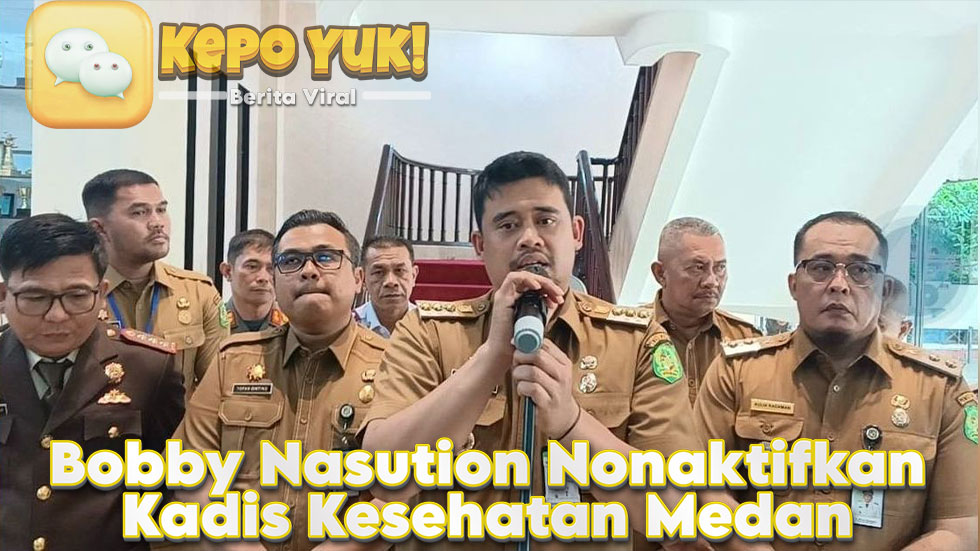 Wali Kota Bobby Nasution Nonaktifkan Kadis Kesehatan Medan