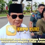 Prabowo Subianto: Buat Apa Bangun Bandara-Jalan Raya Kalau Negara Tidak Aman