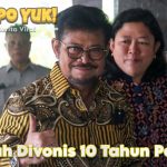 SYL Sah Divonis 10 Tahun Penjara Kasus Pemerasan di Kementan