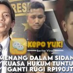 Pegi Setiawan Menang, Kuasa Hukum Tuntut Ganti Rugi Rp190 Juta ke Polda Jabar