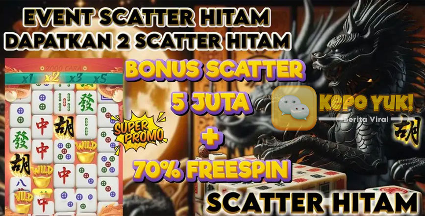 Event Slot Online Mahjong Ways Scatter Hitam di Situs Terpercaya