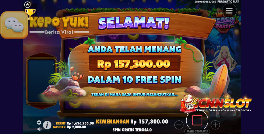 Game Gacor Wild Beach Party Memberi Keuntungan yang Besar