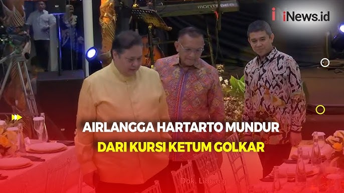 Alasan Ketum Golkar Airlangga Hartarto Memundurkan Diri