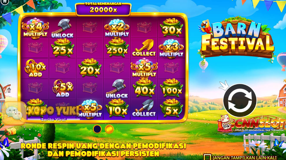 Slot Gacor Barn Festival Fitur Unggulan untuk Pengalaman Terbaik