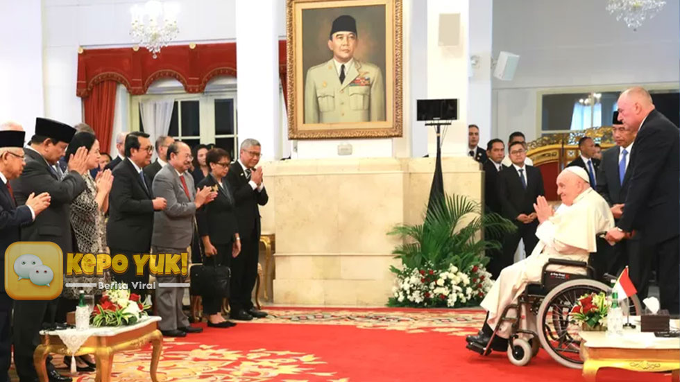 Isi Pidato Lengkap Paus Fransiskus Saat Bertemu Jokowi di Istana