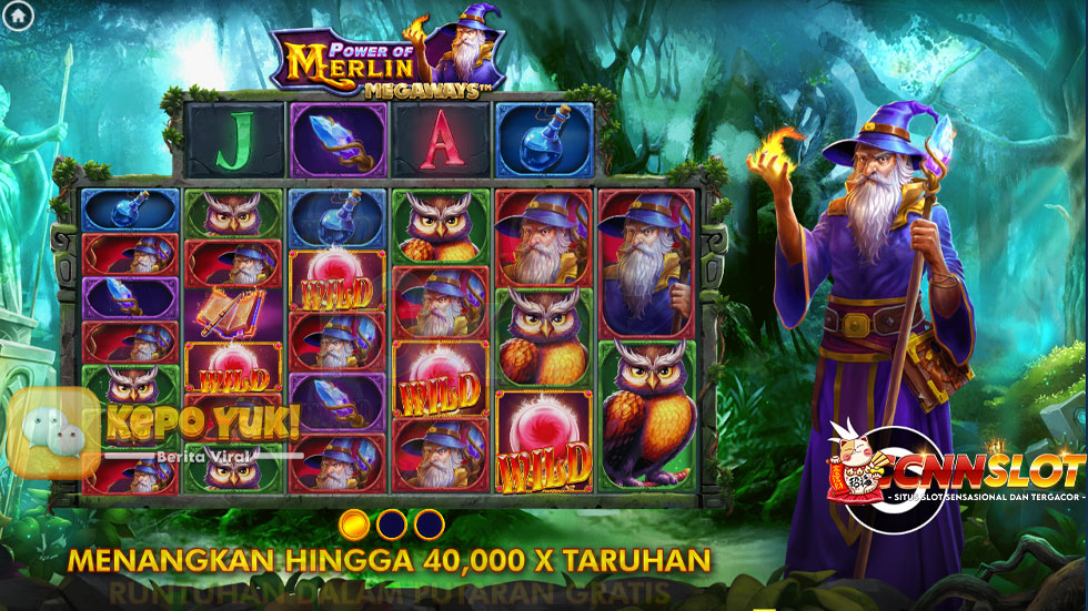 Mengungkap Kekuatan Merlin di Slot Power of Merlin Megaways!