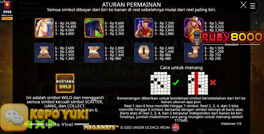 Mustang Gold Megaways Memberi Hasil Jackpot Luar Biasa