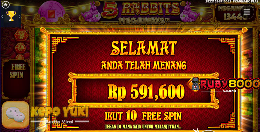 Tips Bermain 5 Rabbits Megaways untuk Menang Besar