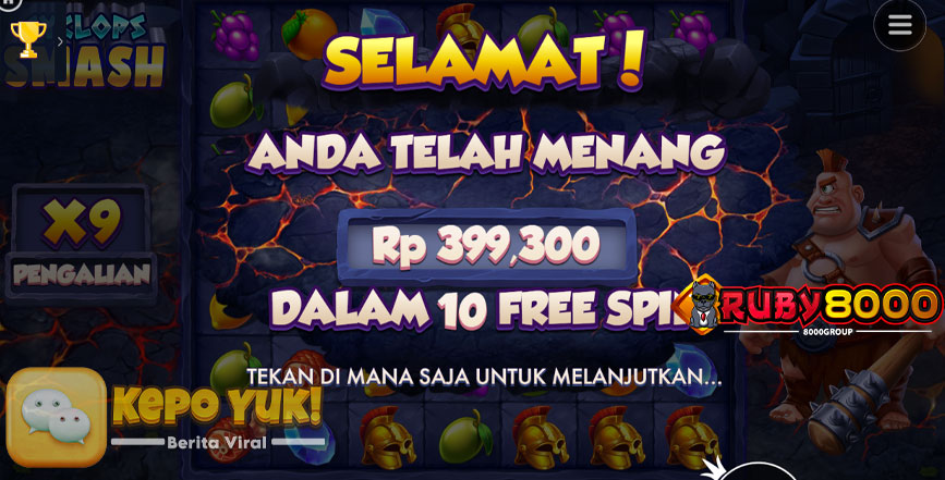 Cyclops Smash: Sensasi Slot Online Gacor di Situs Slot Terbaik