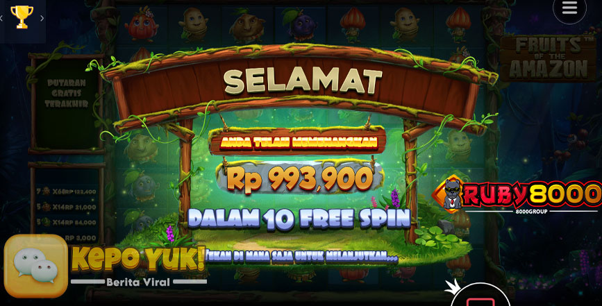 Nikmati Sensasi Slot Eksotis dengan Fruits of the Amazon