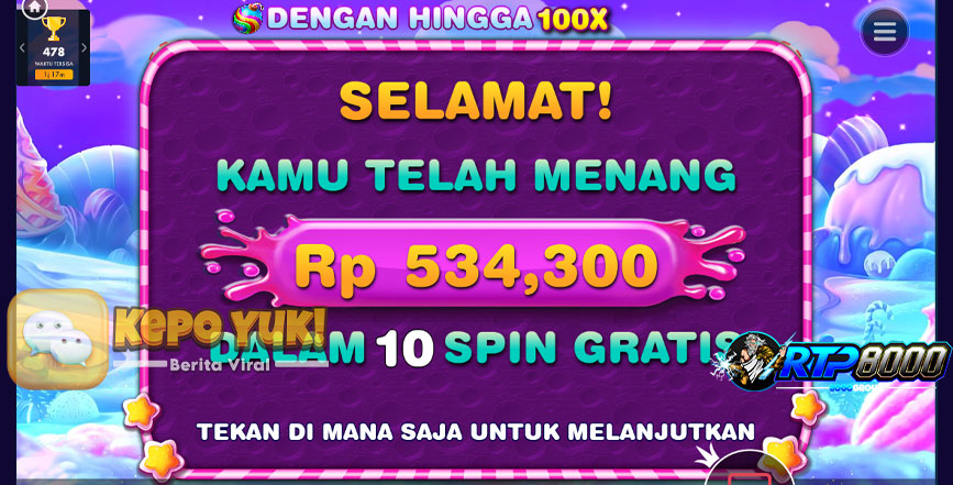 Menang Cepat Bermain Sweet Bonanza Mudah Dapat Freespin