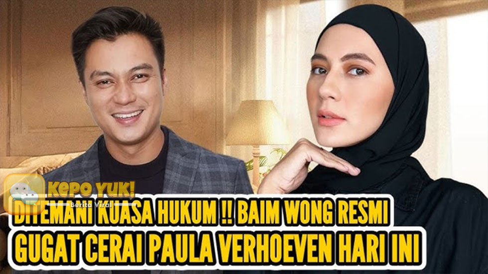 Baim Wong Resmi Gugat Perceraian Dengan Paula Verhoeven