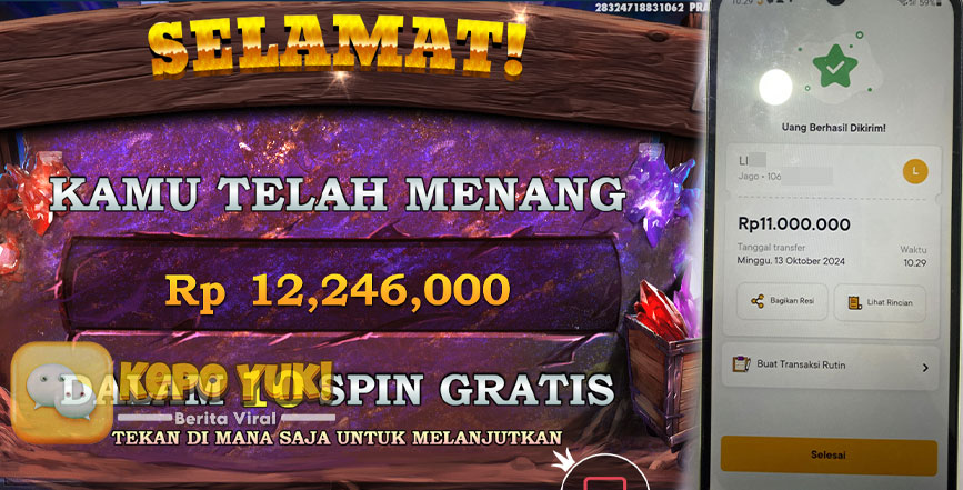 Bocornya Slot Online Bonanza Gold Bikin Derry Menang Banyak