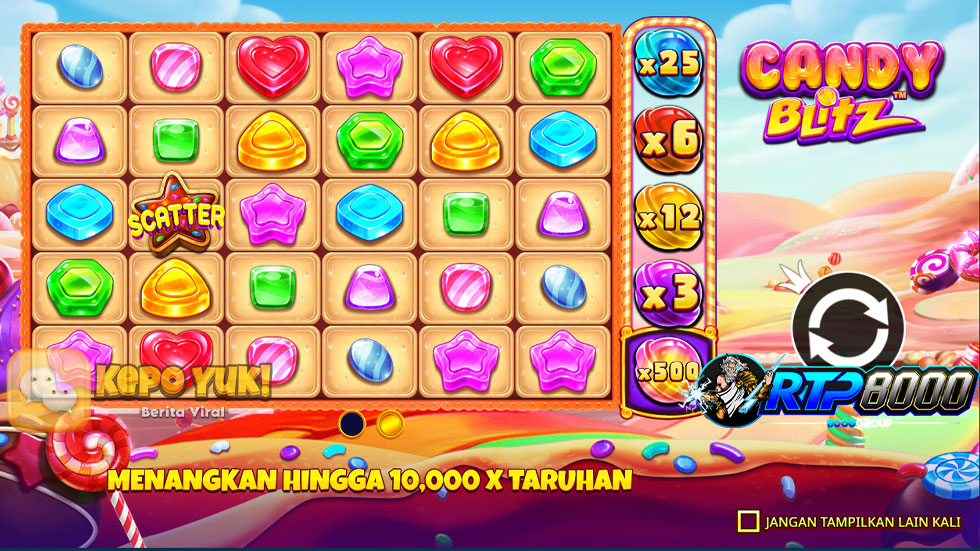 Candy Blitz - Slot Online Terbaru & Terbaik, Jackpot Melimpah!