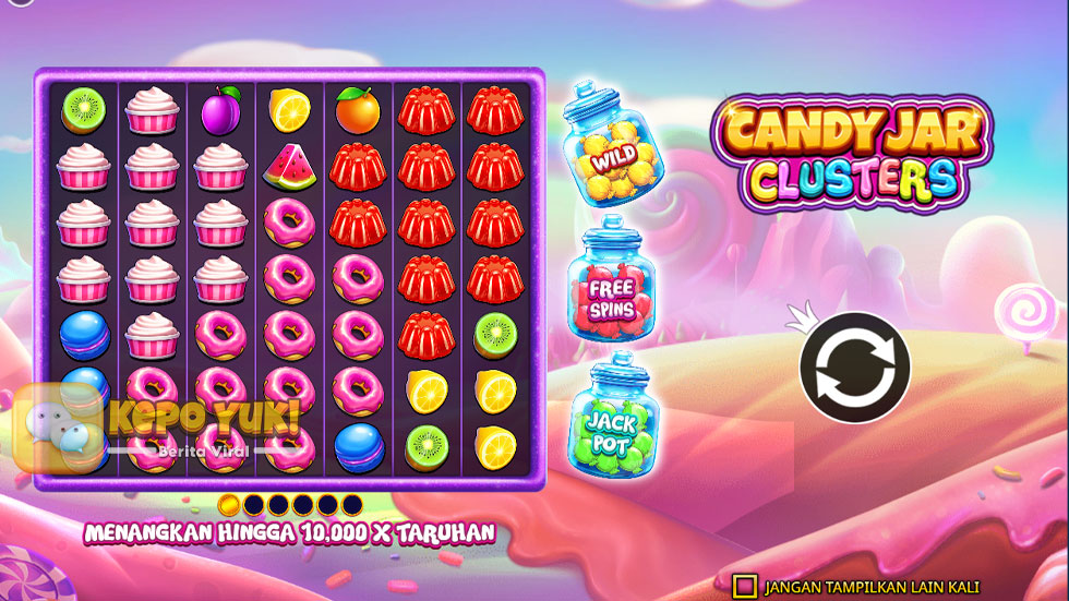 Nikmati Slot Demo Gratis Candy Jar Clusters Slot Online Mahjong