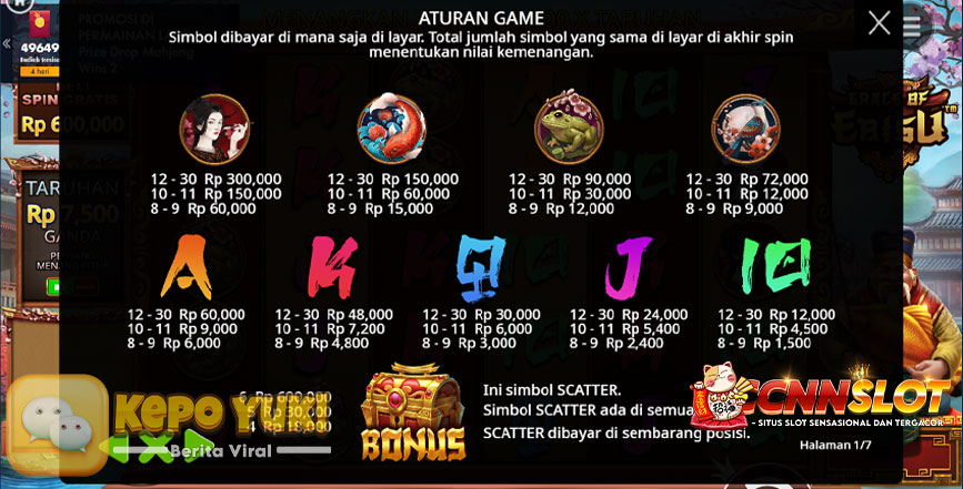 Mainkan Slot Online Grace of Ebisu, Situs Slot Gacor Anti Rungkad