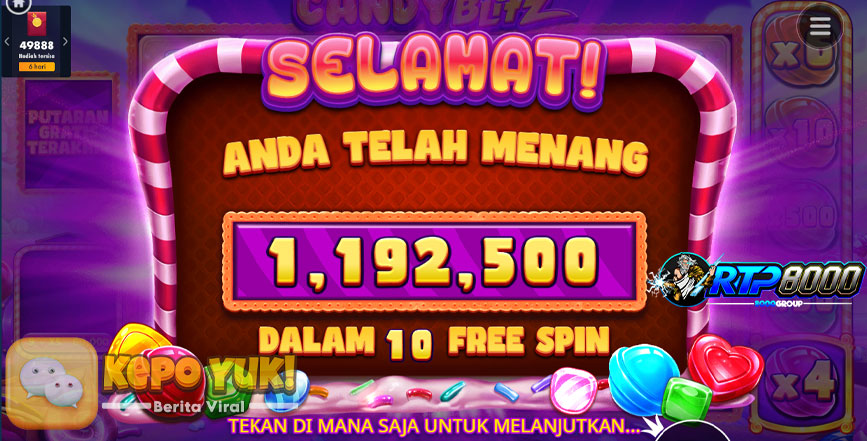 Candy Blitz - Slot Online Terbaru & Terbaik, Jackpot Melimpah!