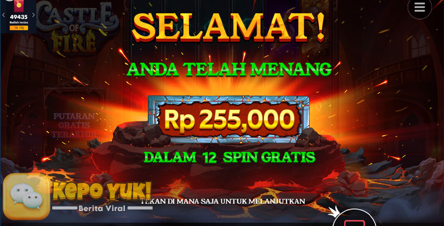 Castle of Fire: Situs Slot Online Terbaik dengan Jackpot Gacor!