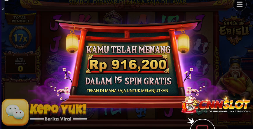 Mainkan Slot Online Grace of Ebisu, Situs Slot Gacor Anti Rungkad