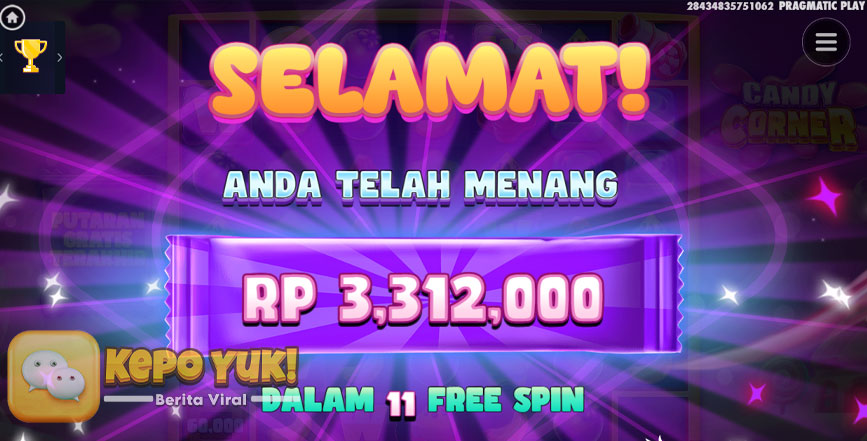 Keuntungan Deposit di Situs Slot Online Bermain Candy Corner