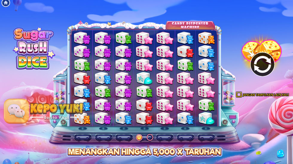 Menguak Rahasia Jackpot di Slot Sugar Rush Dice di Cnnslot