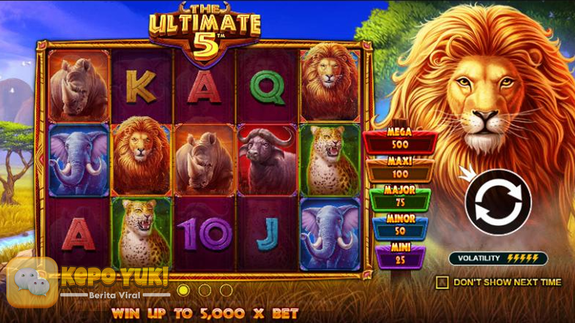 Slot The Ultimate 5: Rahasia Menang Besar di Dunia Slot Online