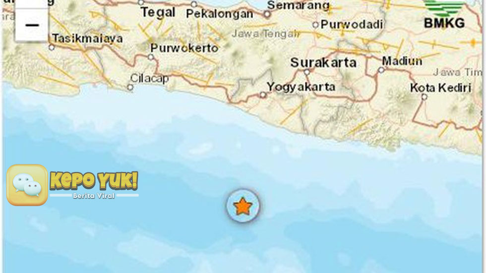 Gempa Dangkal Guncang Gunung Kidul Yogyakarta M 3,2