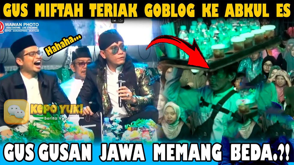 Gus Miftah Menghina Ke Penjual Es Teh Cuma Guyonan Biasa