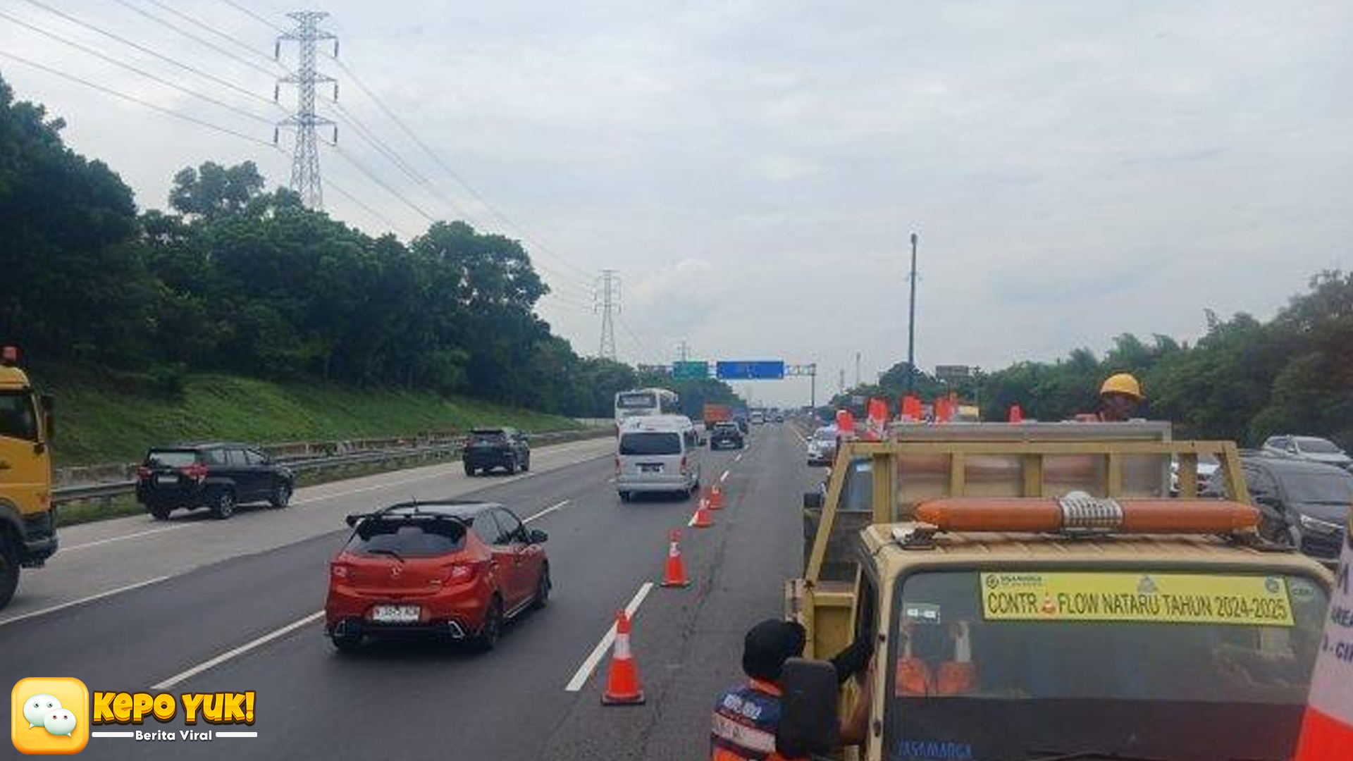 Pengendara Wajib Tahu: Contraflow Tol Japek Diperpanjang