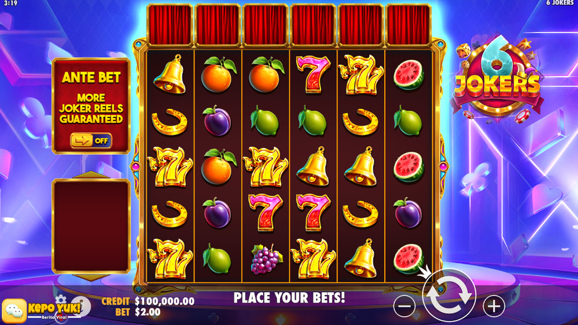 Dibalik Senyum Slot 6 Jokers: Jackpot Mengintai Para Pemberani