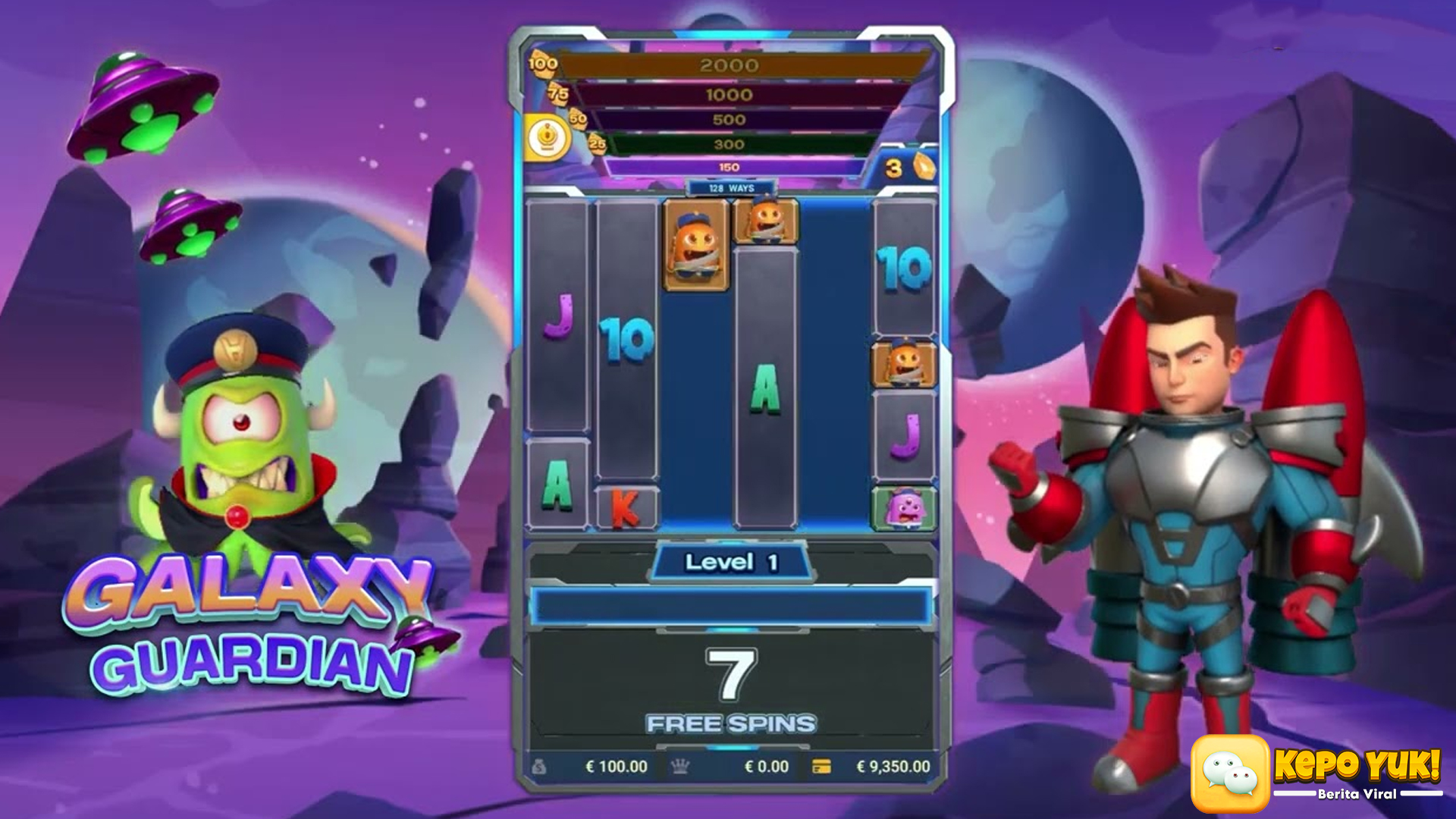 Yuk, Gasken Main Slot Galaxy Guardian! Dijamin Gak Nyesel