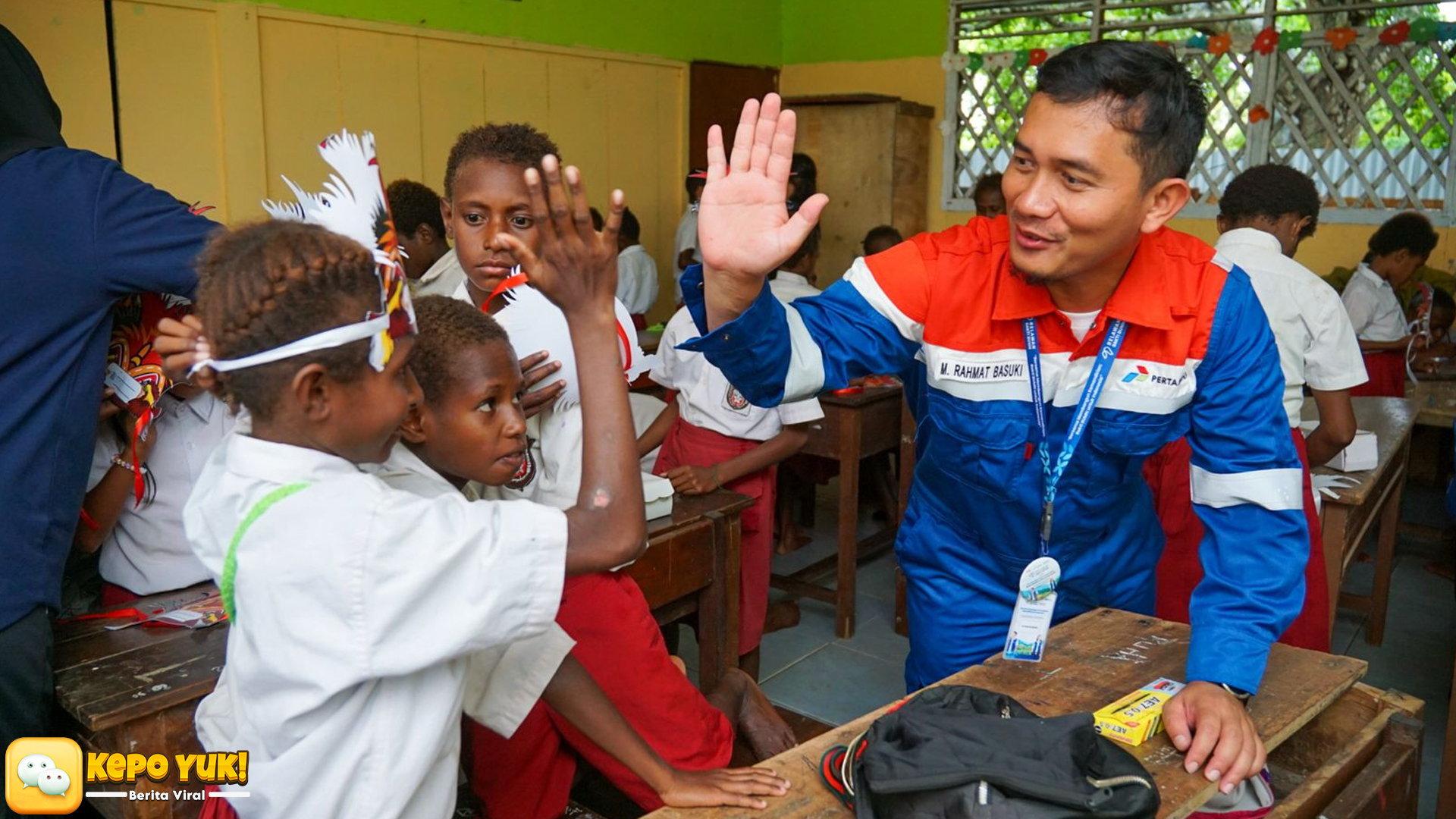 Relawan Bakti BUMN ke Merauke: Ilmu dan Gizi untuk Anak