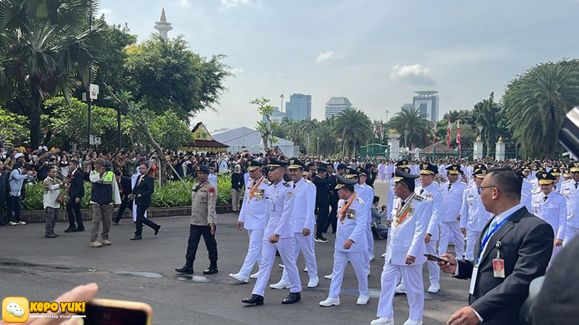 Pelantikan Kepala Daerah: Lucky Hakim & Ramzi di Monas