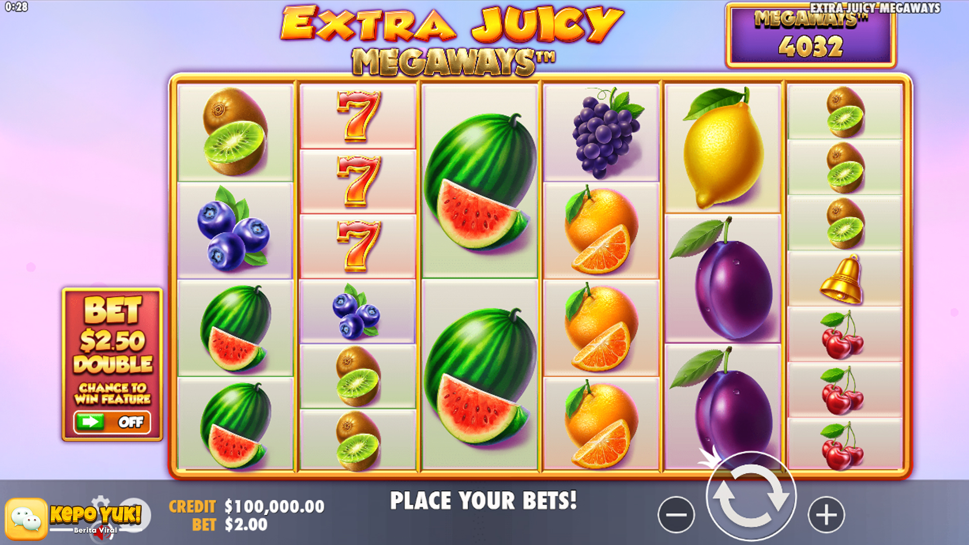 Raih Hadiah Menggoda dan Menang di Slot Extra Juicy Megaways