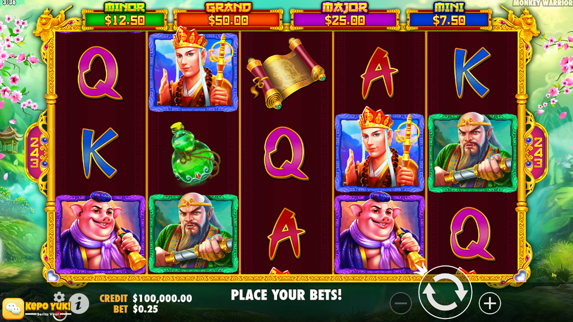 Kisah Kera Sakti: Petualangan Harta Karun di Slot Monkey Warrior