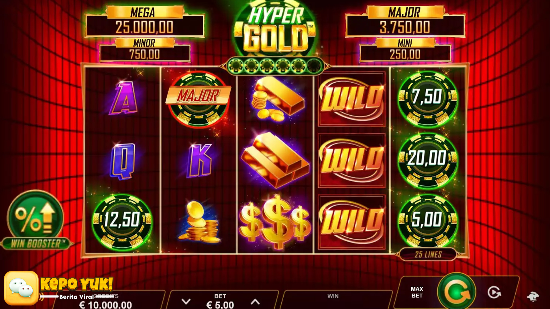 Slot Hyper Gold: Emas Berbicara, Keberuntungan Tersenyum