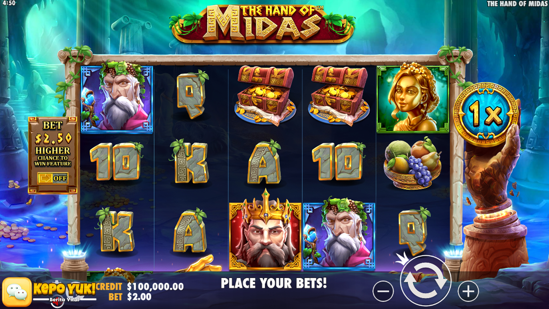 Slot The Hand of Midas: Mitologi dan Kekayaan Tanpa Batas