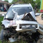 Tragedi di Asahan: Kereta Tabrak Mobil, Pasutri dan Anak Tewas