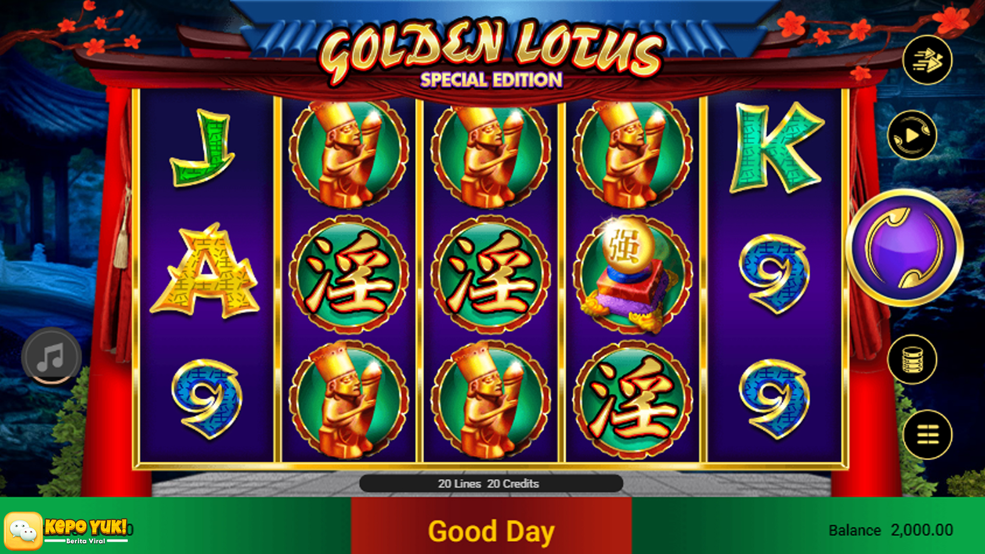 Slot Golden Lotus SE: Perjalanan Mewah Menuju Harta Kilau