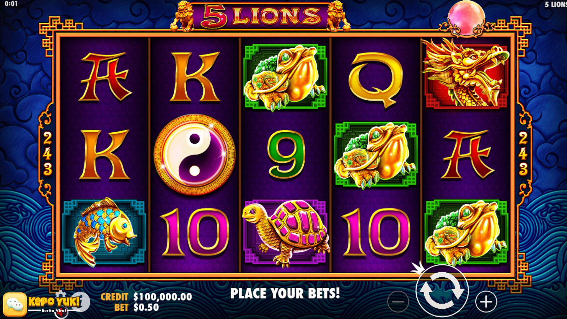 Slot 5 Lions: Dari Auman Singa, Hingga Gemuruh Kemenangan