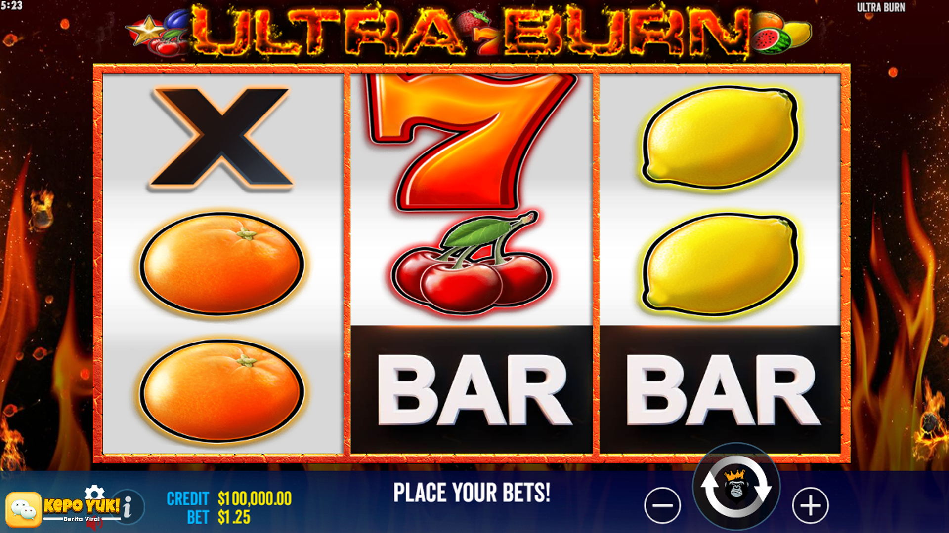 Slot Ultra Burn: Di Balik Api, Ada Peluang Kemenangan Besar